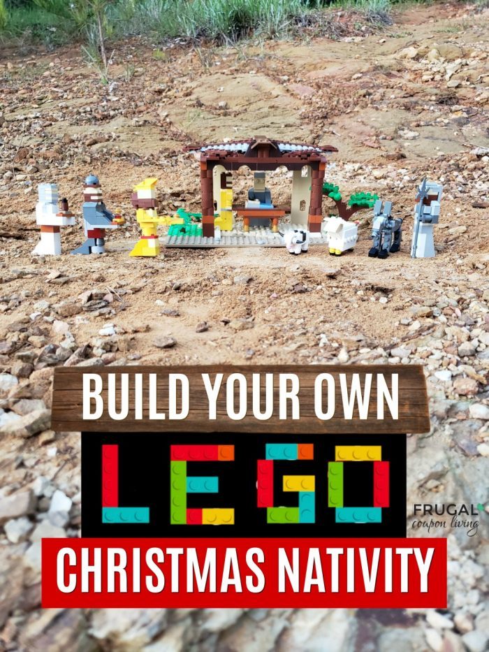 Build Your Own LEGO Christmas Nativity Set with Printable Challenge