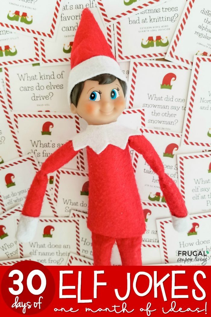 Funny Elf on the Shelf Jokes - 30 Days of Printables, One Month Covered