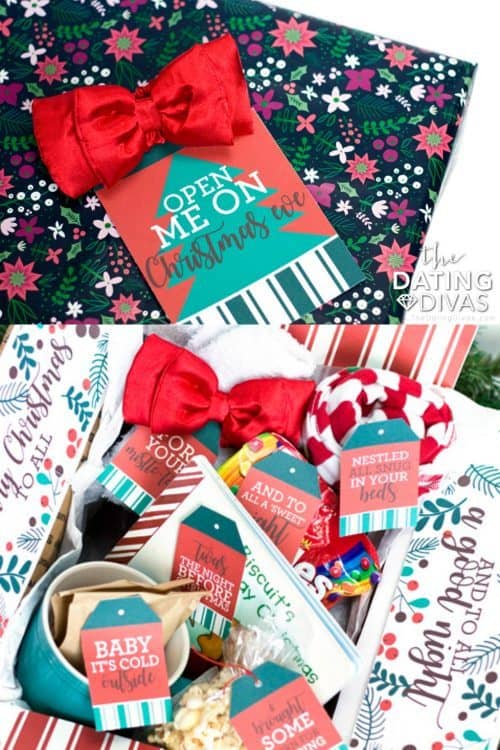 Christmas Eve Box with Printable Christmas Gift Tags