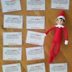 Mini Elf on the Shelf Letters for 12 Nights of Ideas