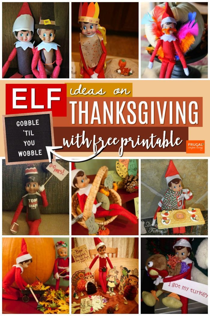 Thanksgiving Elf on the Shelf Ideas