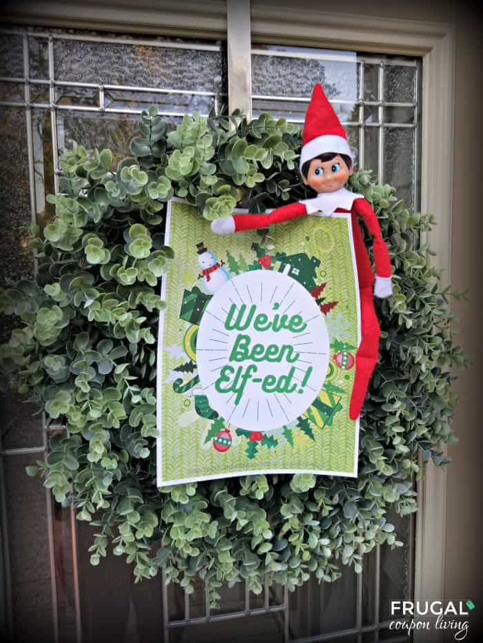 Weve Been Elfed Printable and Youve Been Elfed Christmas Tradtion