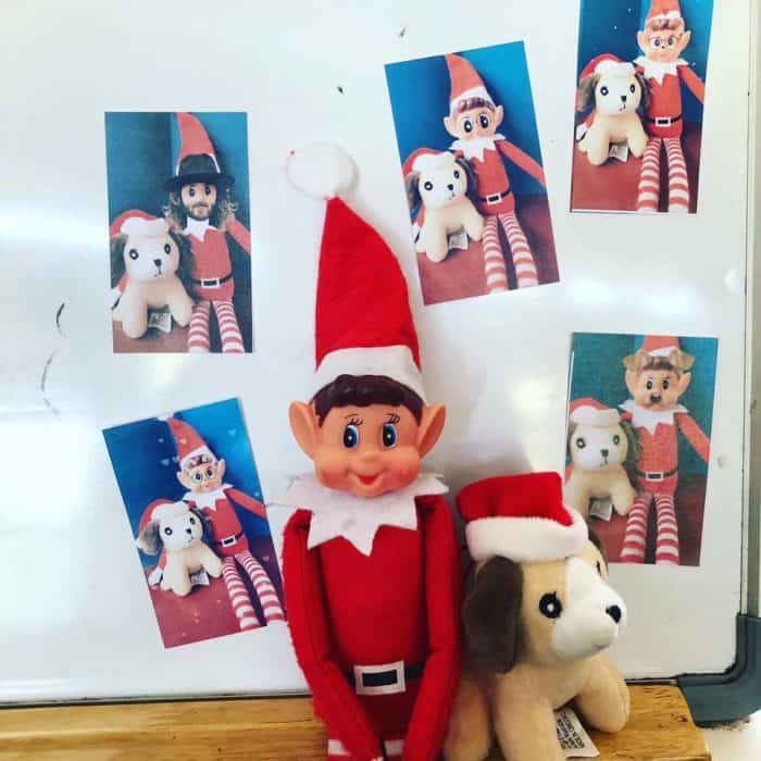 Elf on the Shelf Selfie Idea for a Classroom