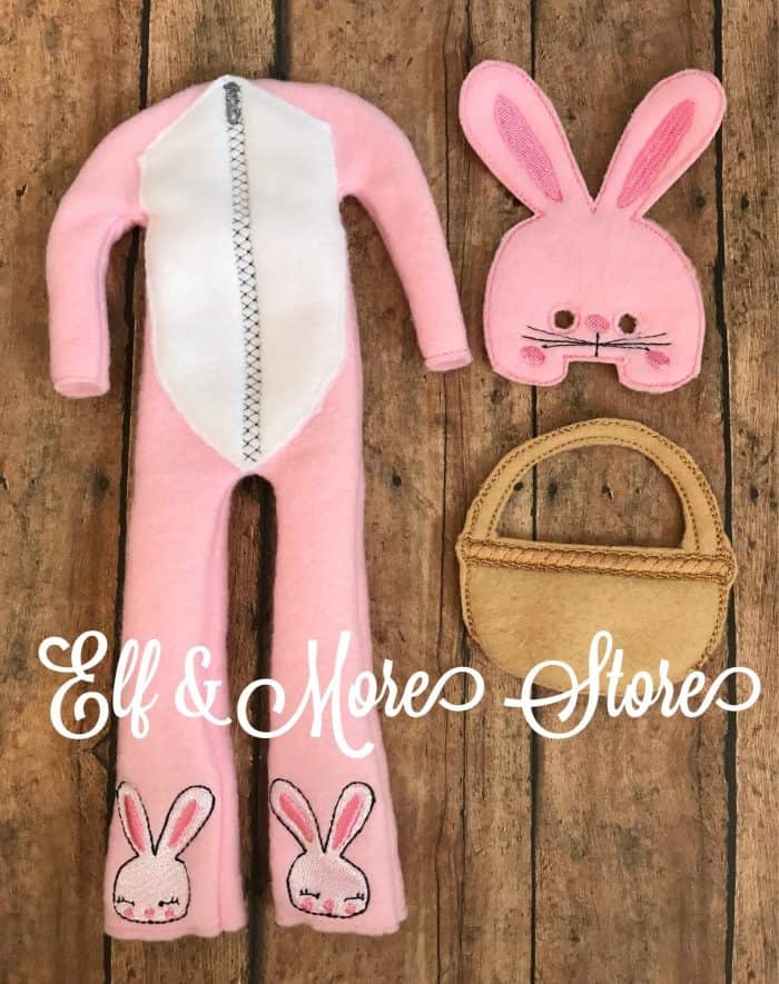 Elf on the Shelf Easter Bunny Costume