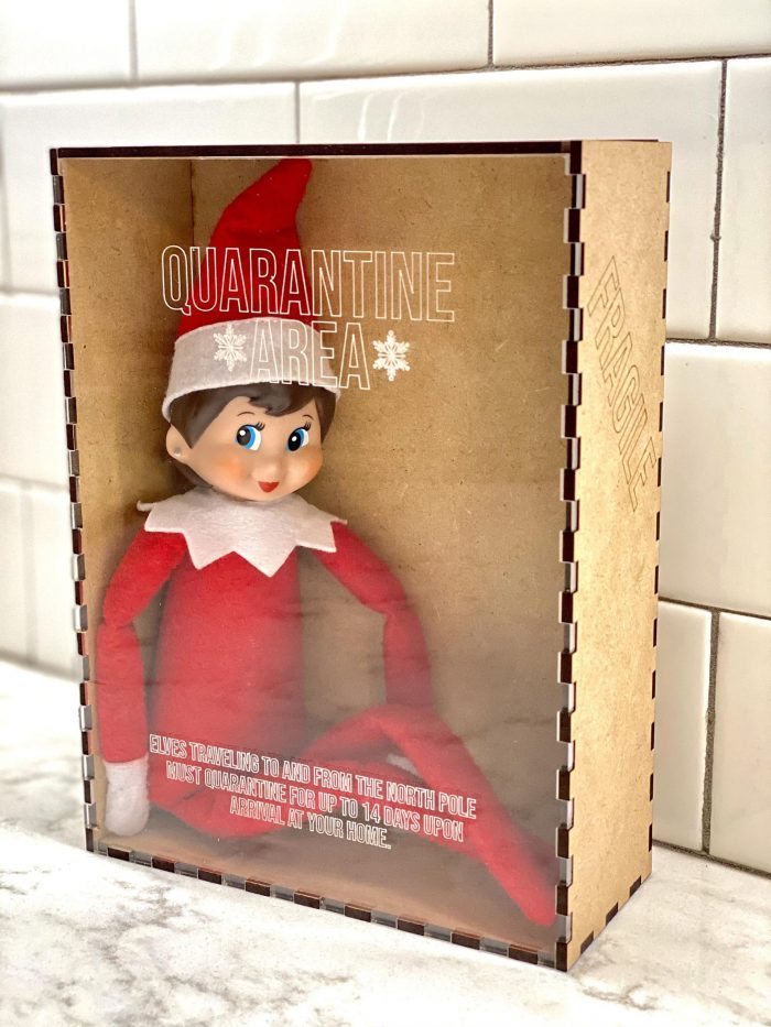 2020 Elf on the Shelf Quarantine Box & Pandemic Elf Ideas and Printables