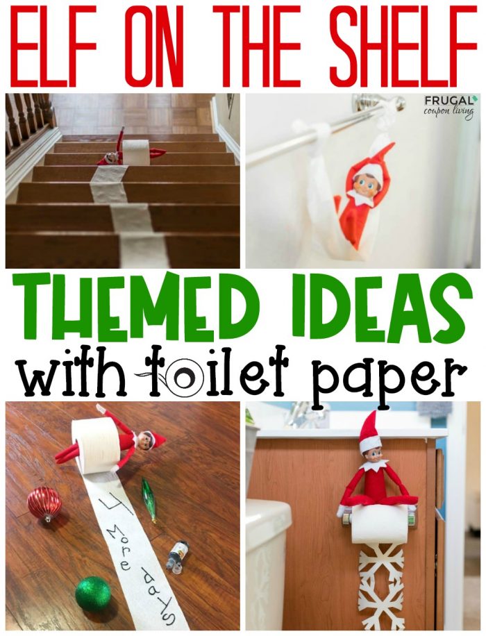 Elf on the Shelf Toilet Paper Ideas