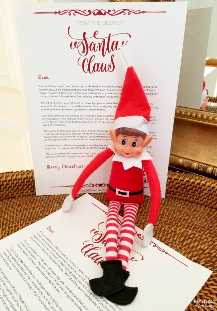 Elf Retirement Letter When You are Done with Elf on the Shelf