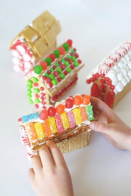 Ginger Bread House Template and Hot Glue Gun Hack