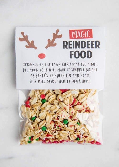 Magic Reindeer Food Printable & Recipe