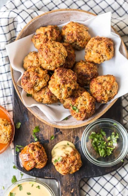 Classic Bisquick Sausage balls