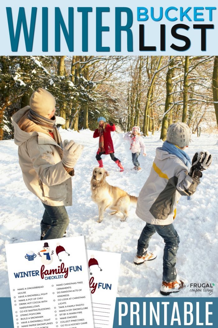 Winter Bucket List for Families