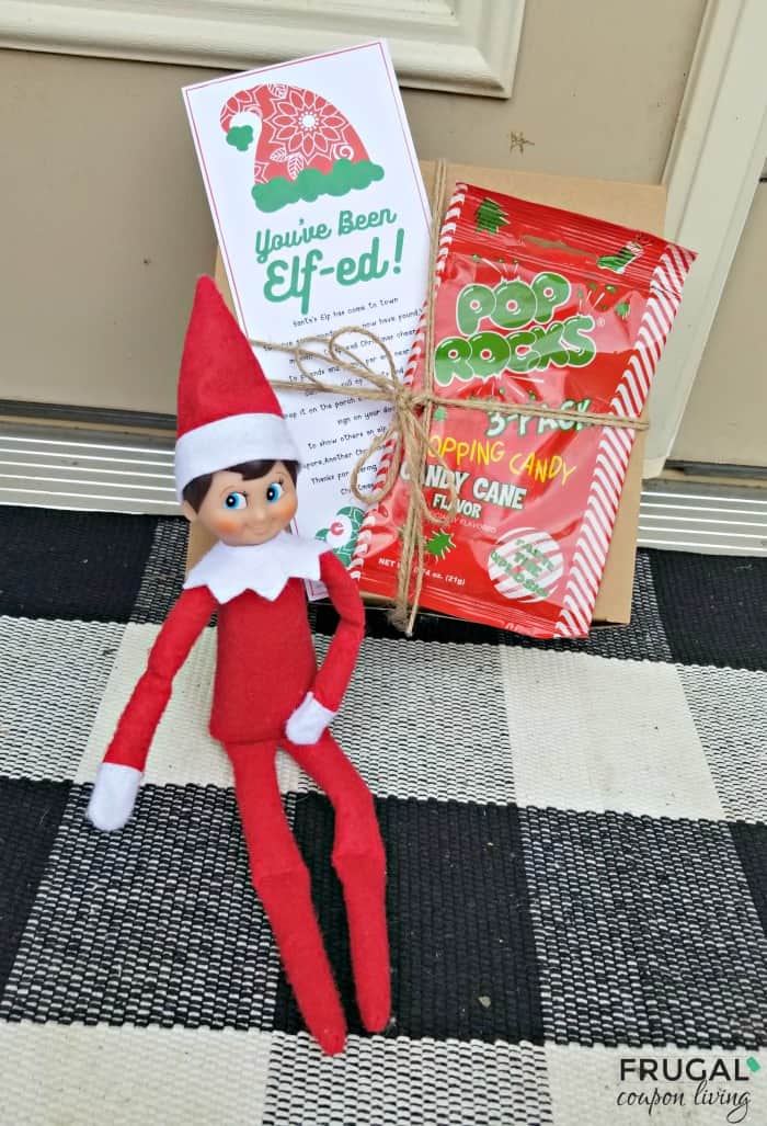 You've Been Elfed on the Shelf Printable Neighborhood Tradition for Christmas