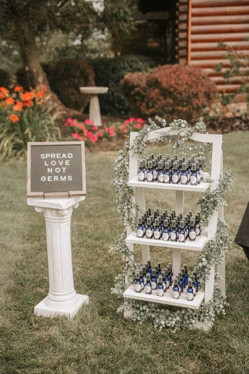 Spread Love Not Germs Wedding Ideas + Cheap Weeding Favors Ideas