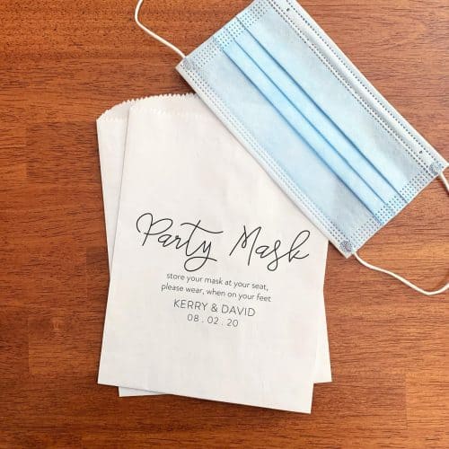 Face Mask Wedding Ideas | Simple Wedding Ideas on a Budget