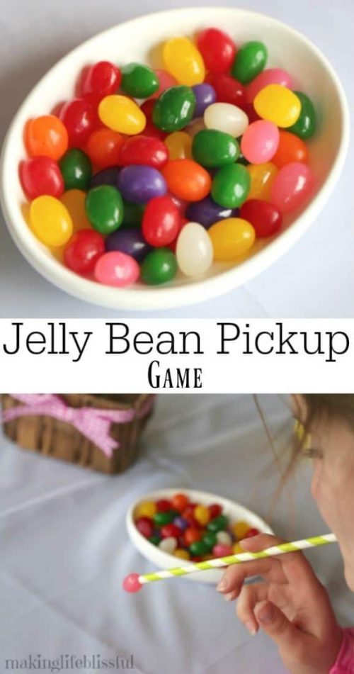 Jelly Bean Pickup and More Kids Easter Games for Spring