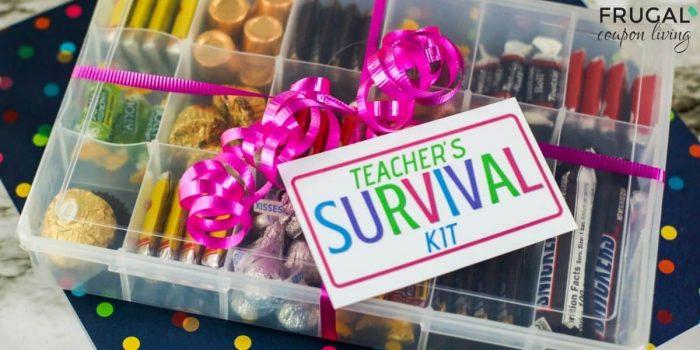 Teacher Survival Kit Gift