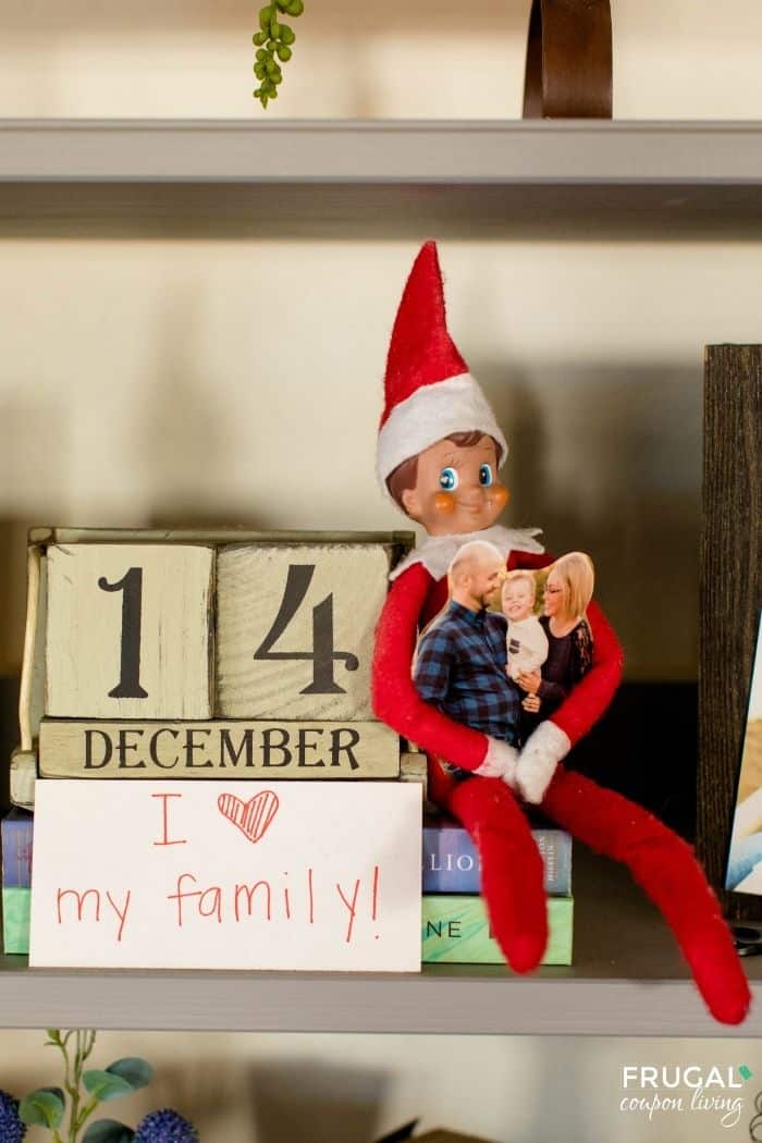 Family Friendly Elf on the Shelf Idea