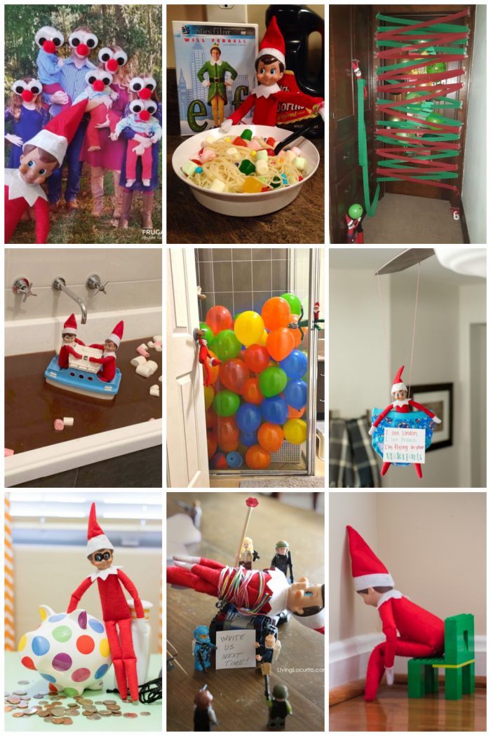 Mischief Elf on the Shelf Ideas