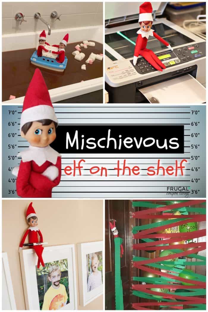 Mischievous Elf on the Shelf Ideas
