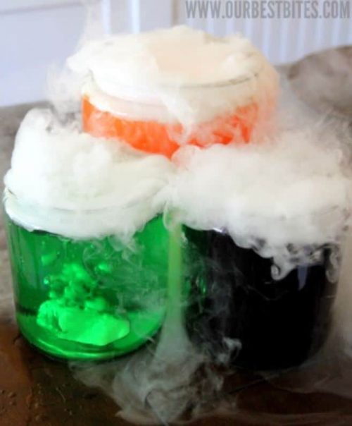 Mad Science DIY Potion Beverage with Kool-Aid and Dry Ice