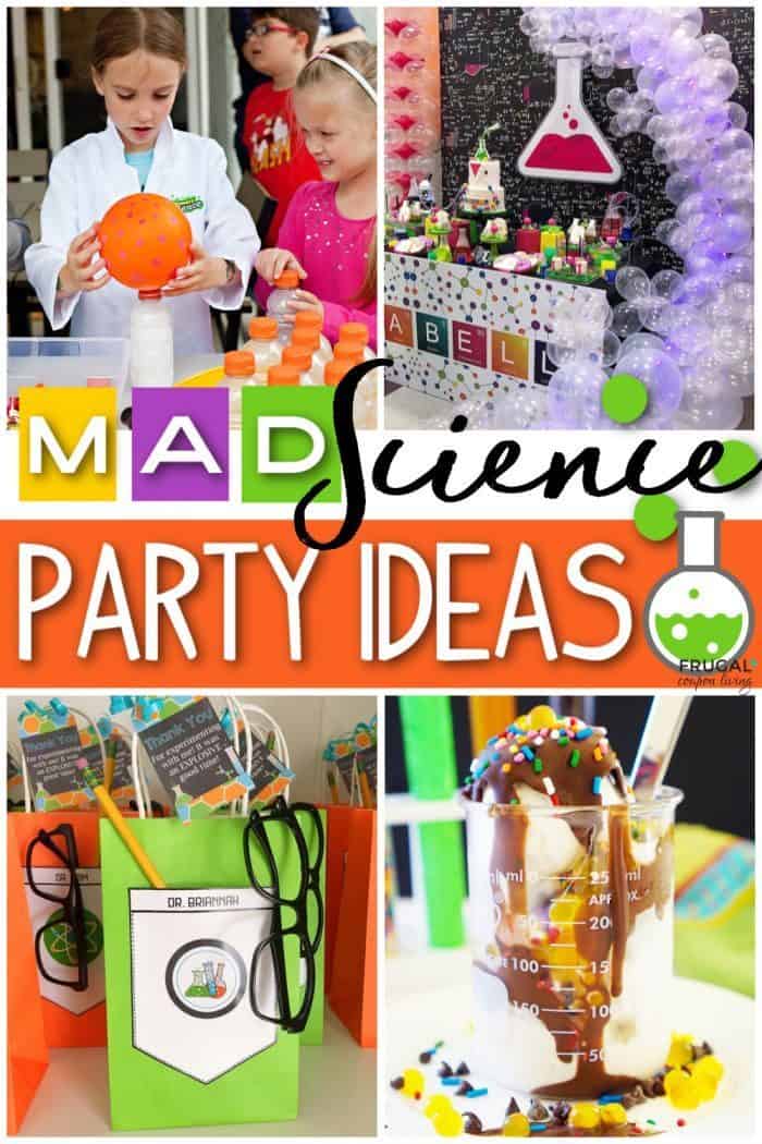 how to throw a mad science birthday party
