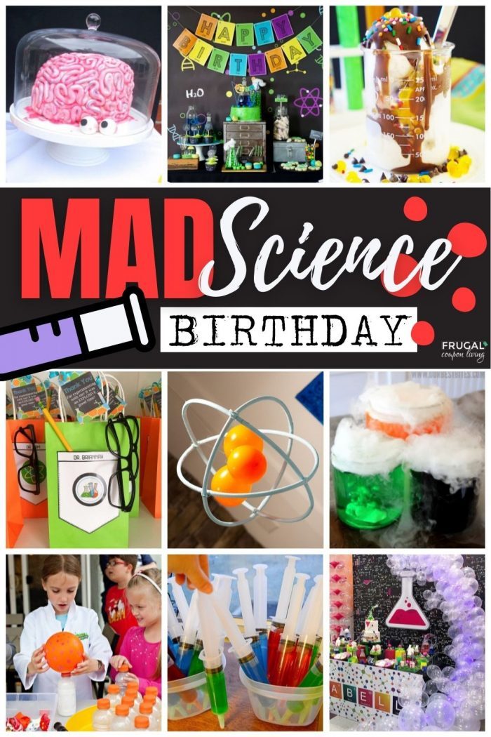 Mad Scientist Science Themes Birthday Party Ideas for Boys or Girls