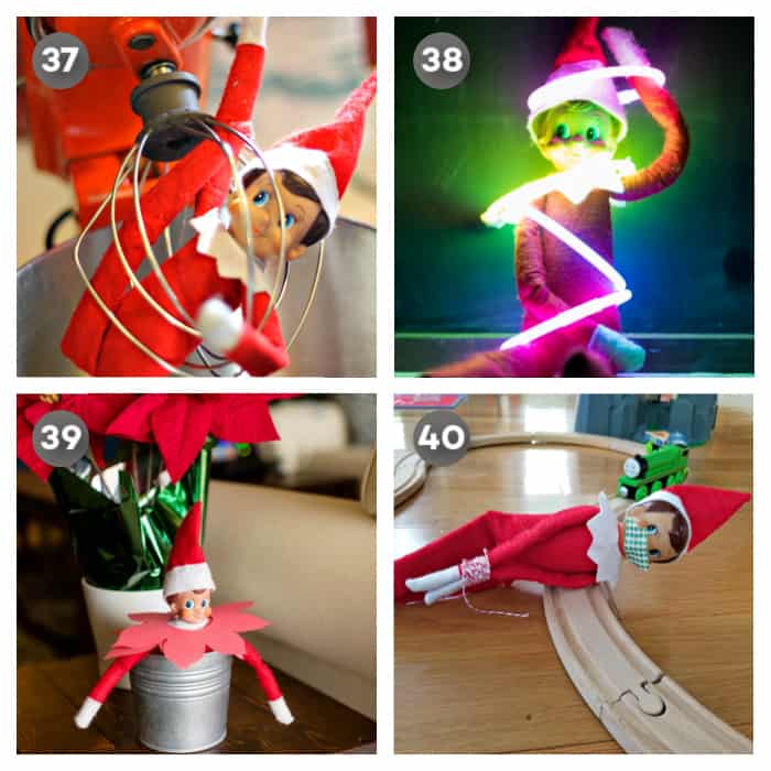 Cute easy elf on the shelf ideas