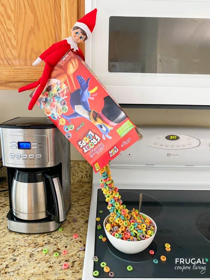 Elf on the Shelf Magic Cereal Trick