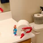 Elf on the Shelf Toilet Paper Idea