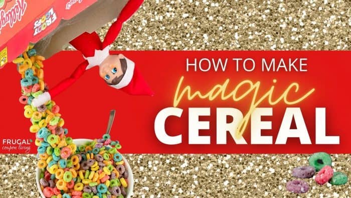 How to Make Magic Elf on the Shelf Cereal Trick