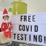 Elf on the Shelf COVID Test