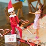 Elf on the shelf proposal and wedding