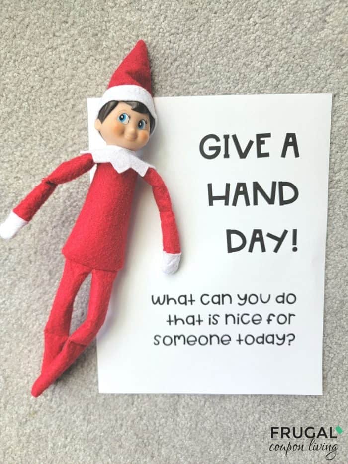 Elf on the Shelf kindness letter printable