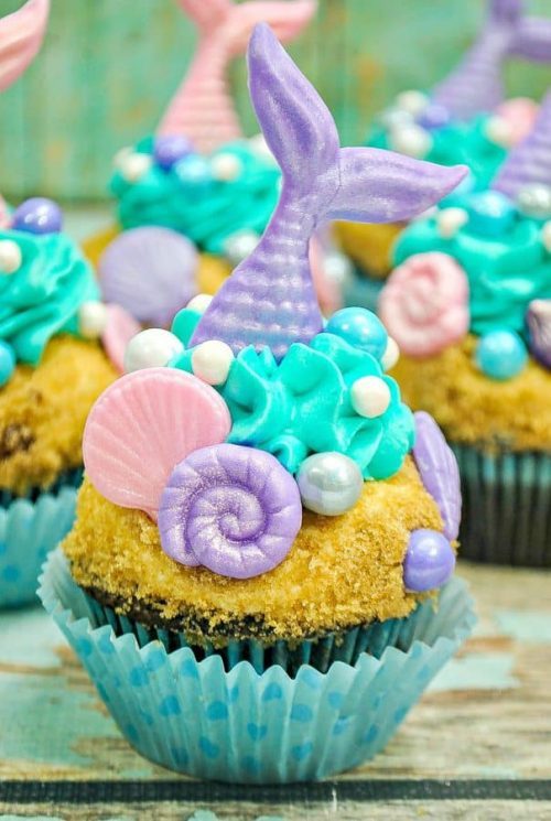 mermaid cupcakes