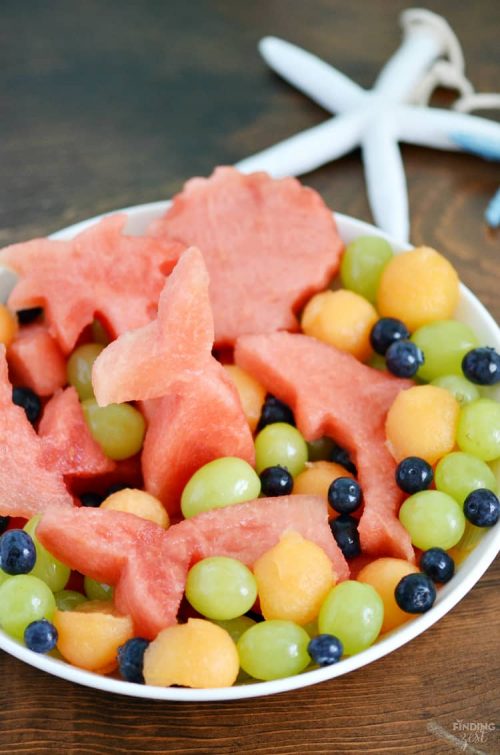 mermaid fruit salad party food
