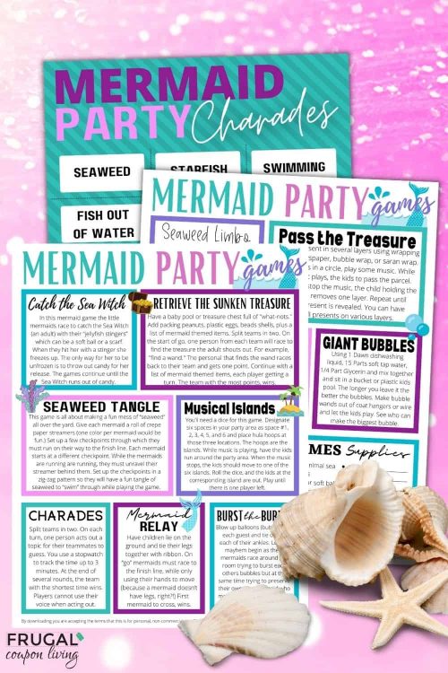 mermaid party games