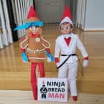 Ninjabread Man printable sign Elf on the Shelf