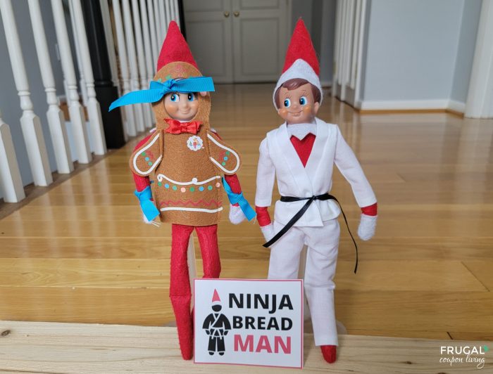 Ninjabread Man printable sign Elf on the Shelf