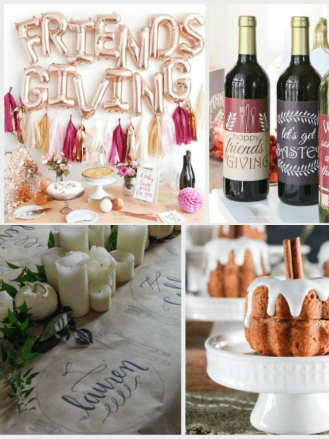 FRIENDSGIVING THANKSGIVING IDEAS WITH FRIENDS STORY