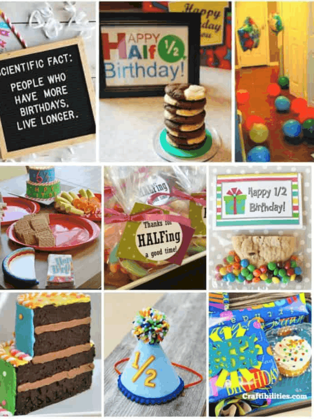 HALF BIRTHDAY PARTY IDEAS STORY