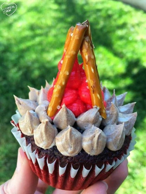easy campfire cupcakes