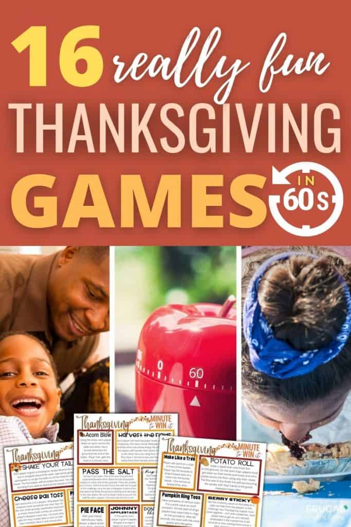 Fun Thanksgiving Games Minute to Win It