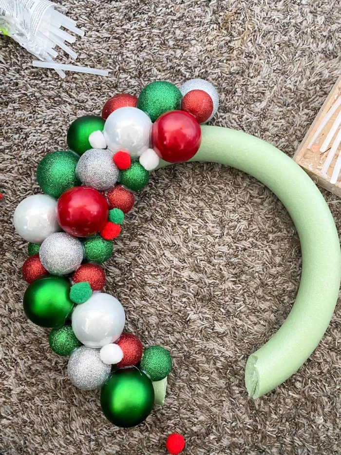 DIY Ornament Wreath Craft