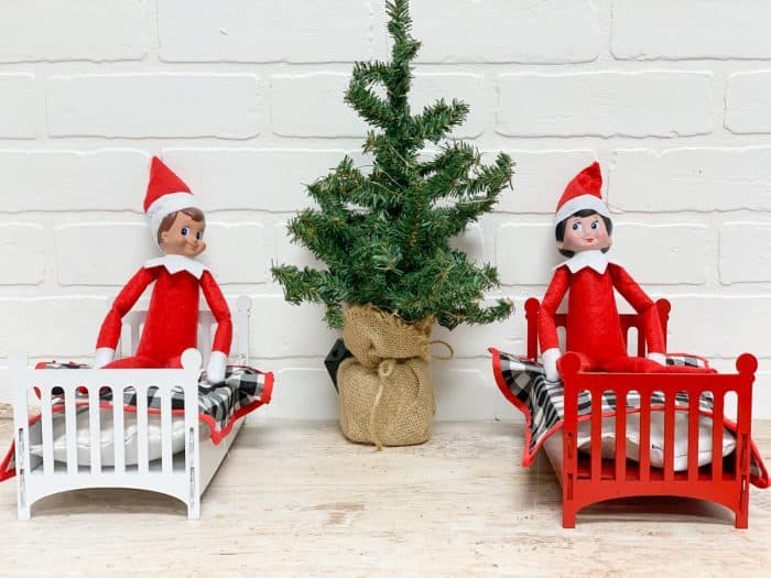 DIY Elf on the Shelf Bed