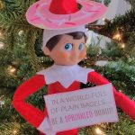 Elf on the Shelf Donut Costume and Note