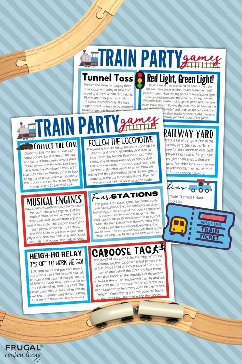 Train party Games