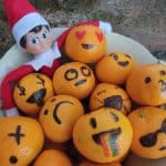 Elf on the Shelf Orange Emoji Idea