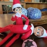 Elf on the Shelf Push Pin Idea
