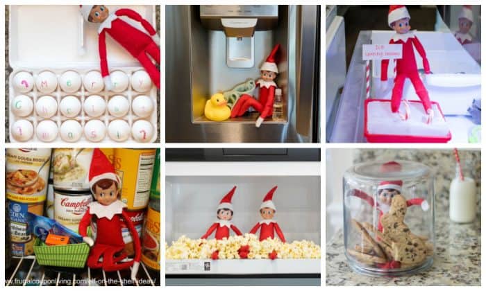 Elf on the Shelf Kitchen Hiding Spots