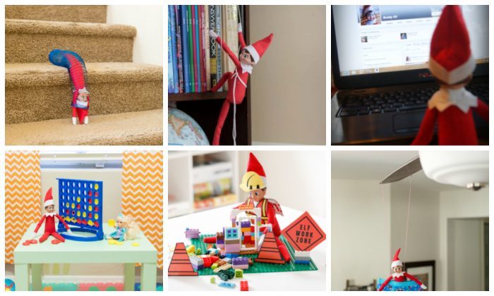 Elf on the Shelf Hiding Spots in the Playroom